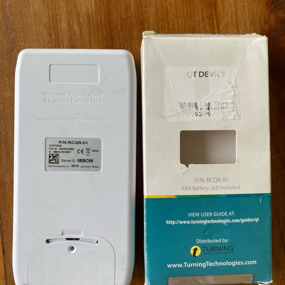 QT device made by Turning Technologies